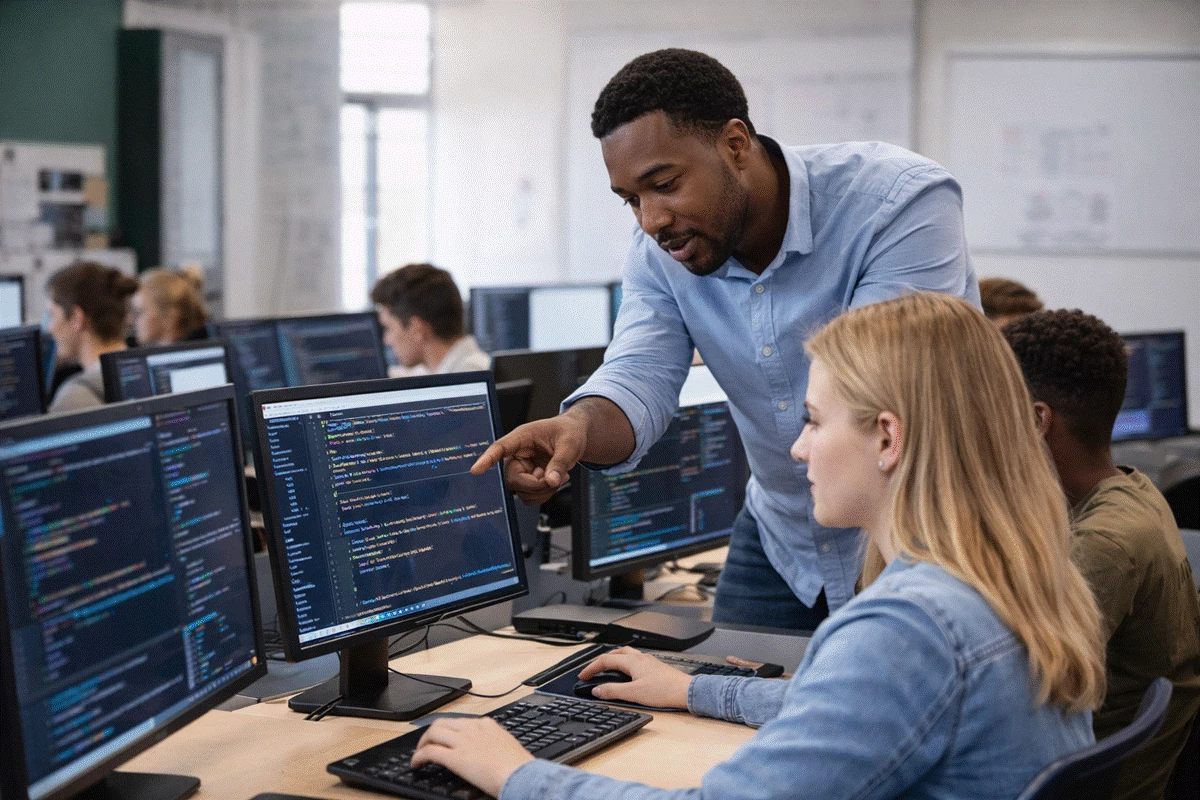 Coding and digital skills training lab