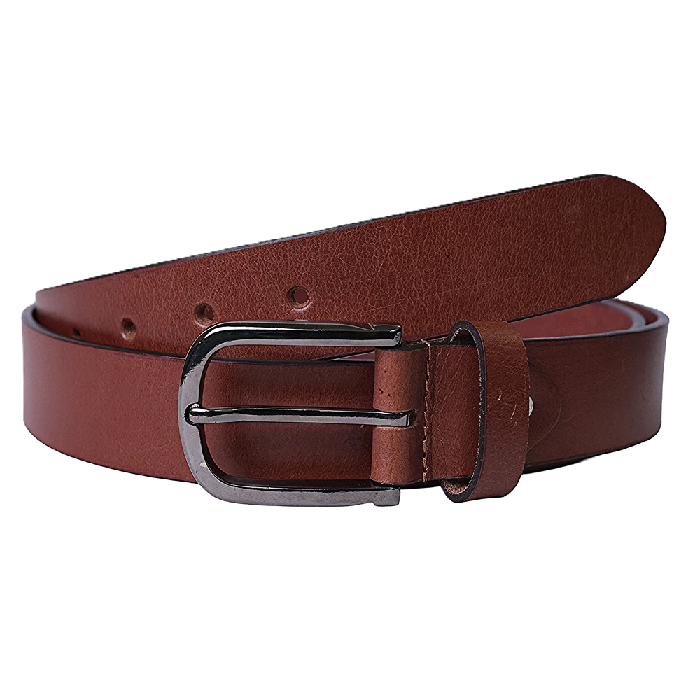 Cognac Classic Leather Belt