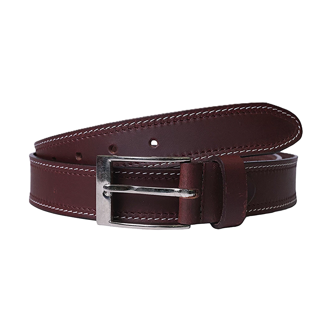 Heritage Stitch Leather Belt