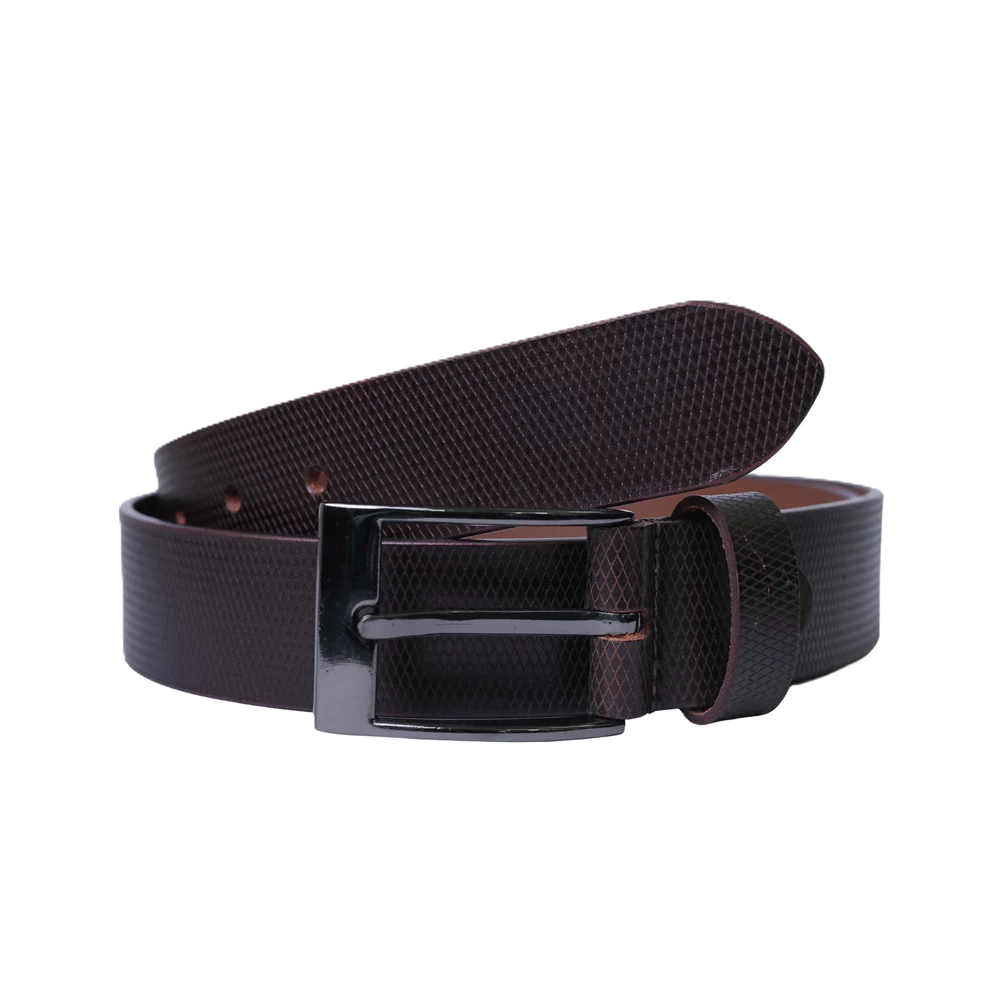 Midnight Texture Leather Belt