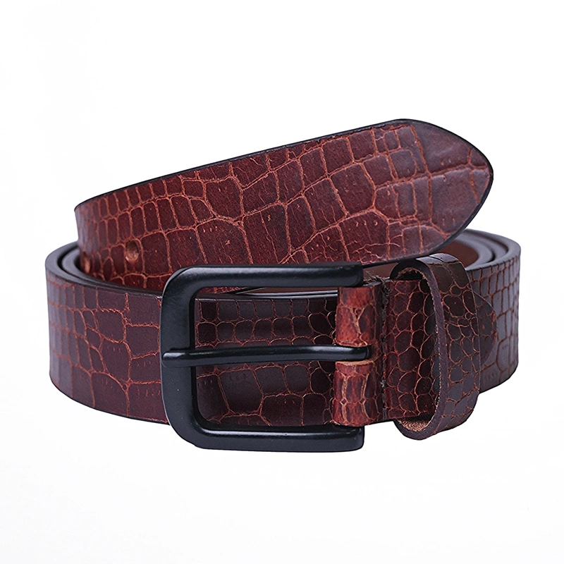 Heritage Brown Croc Belt