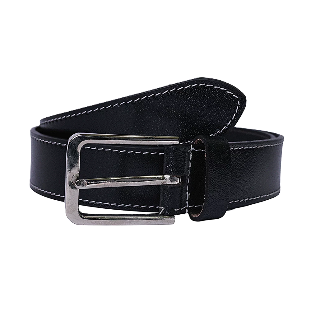 Signature Stitch Leather Belt
