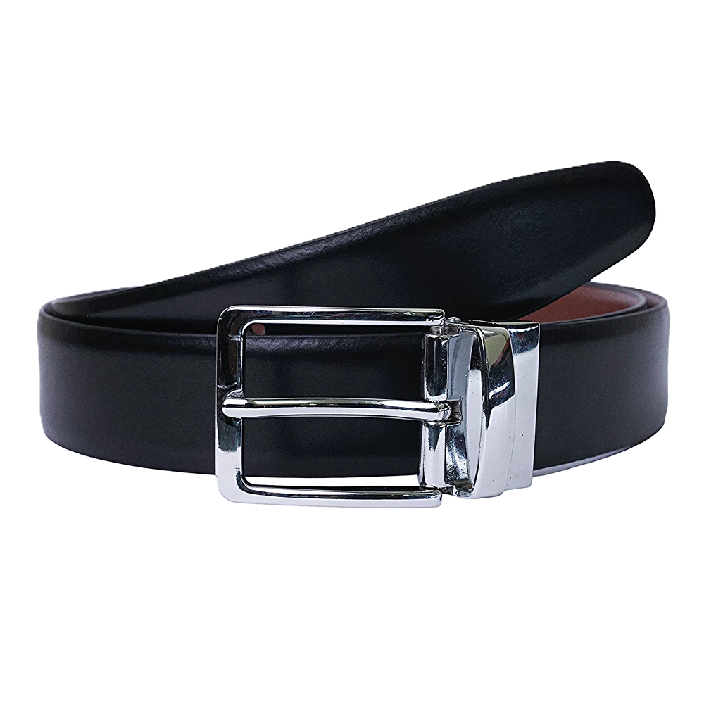 Classic Noir Leather Belt